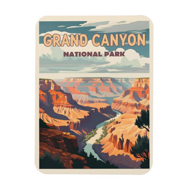 Ímã Parque Nacional Grand Canyon - Uma Maravilha Natur (Vertical)