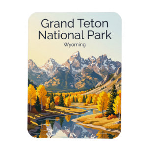 Ímã Parque Nacional Grand Teton EUA