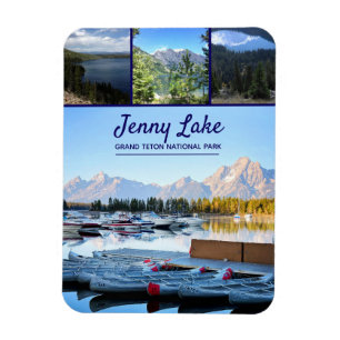 Ímã Parque nacional grande do lago   Teton Wyoming