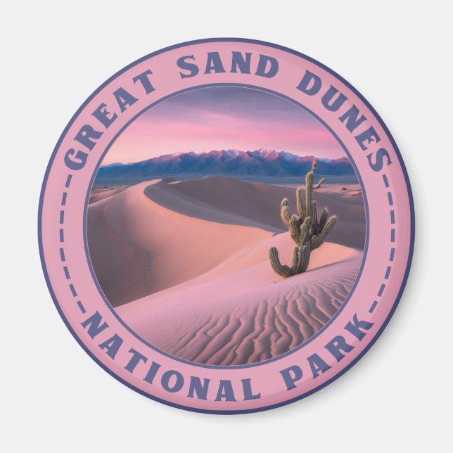 Imã Parque Nacional Great Sand Dunes (Frente)