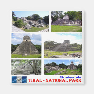 Imã Parque Nacional GT Guatemala Tikal - Colagem Mosai