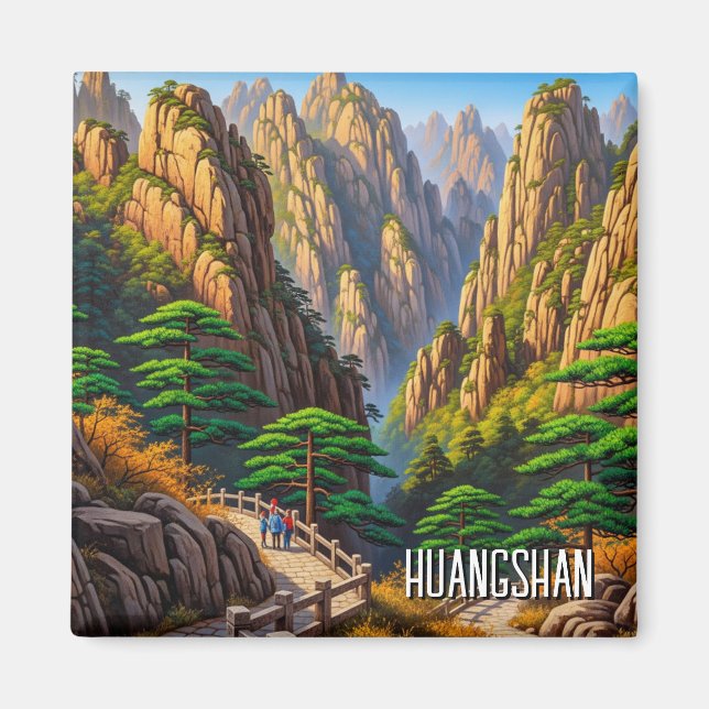 Imã Parque Nacional Huangshan China (Frente)