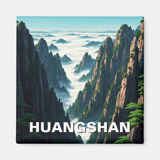 Imã Parque Nacional Huangshan China (Frente)