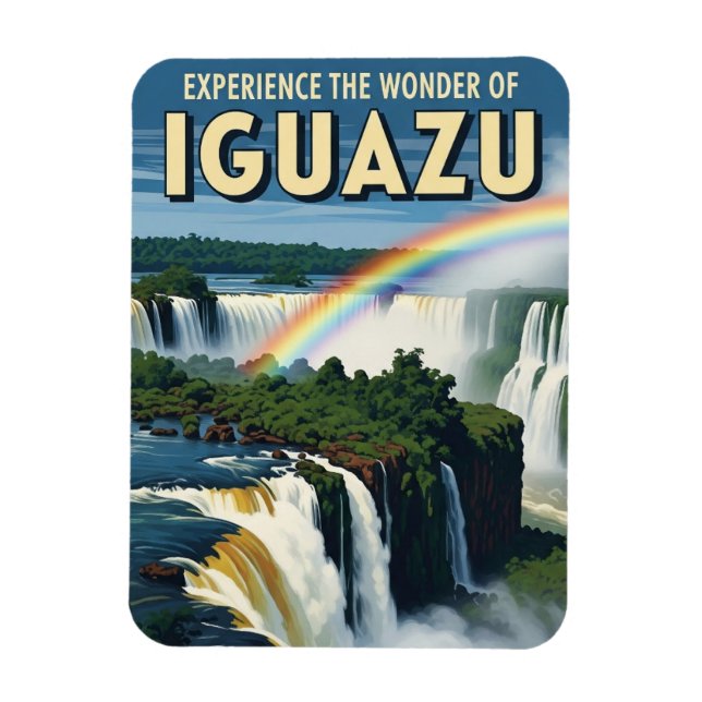 Ímã Parque Nacional Iguazu Argentina (Vertical)