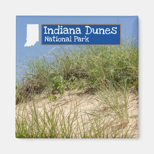 Imã Parque Nacional Indiana Dunes (Frente)