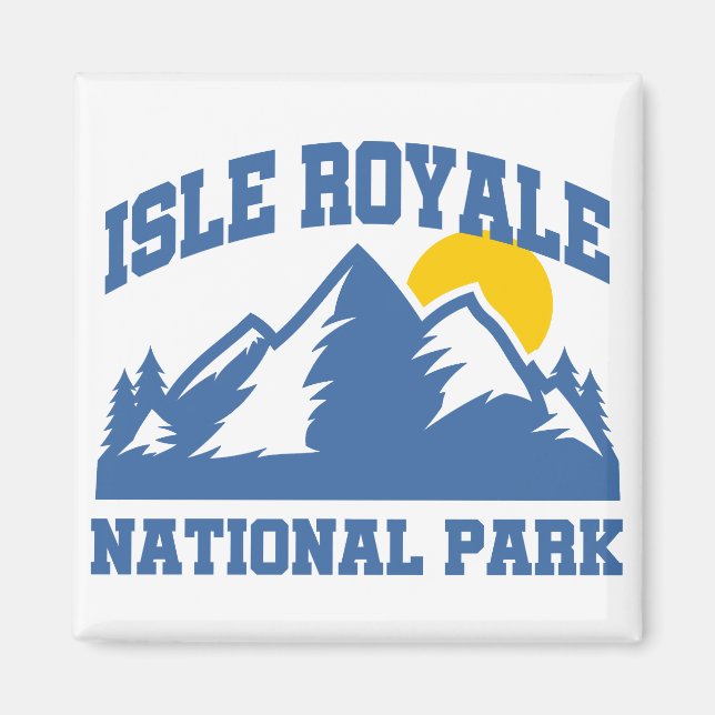 Imã Parque Nacional Isle Royale (Frente)