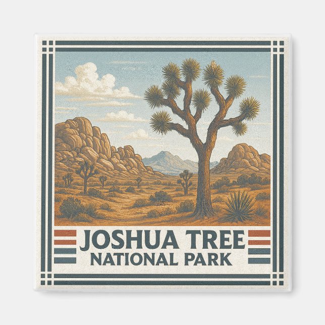 Imã Parque Nacional Joshua Tree (Frente)