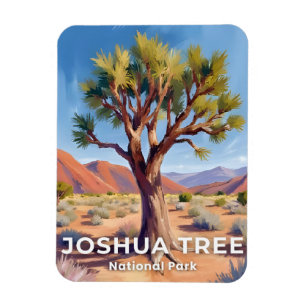 Ímã Parque Nacional Joshua Tree Califórnia Arte Viagem