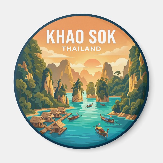 Imã Parque Nacional Khao Sok Tailândia (Frente)