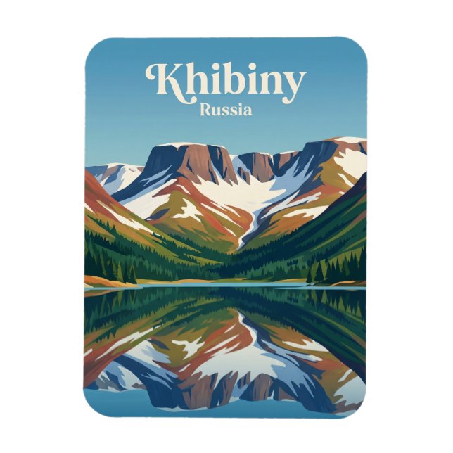 Ímã Parque Nacional Khibiny Rússia (Vertical)