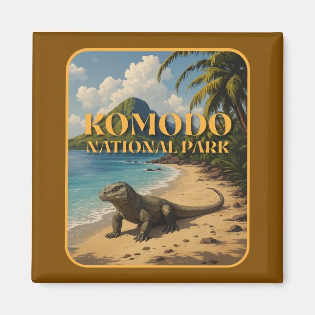 Imã Parque Nacional Komodo Indonésia (Frente)