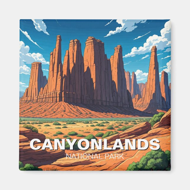 Imã Parque Nacional Moab Utah Canyonlands (Frente)