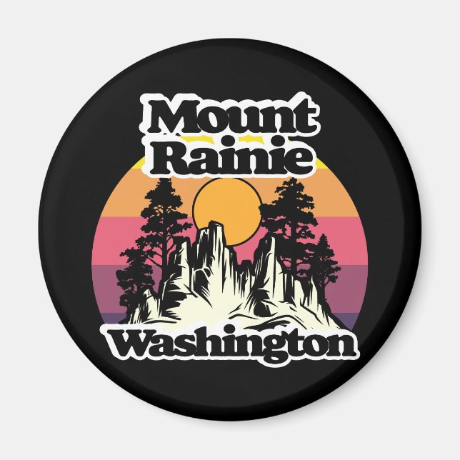 Imã Parque Nacional Monte Rainier (Frente)