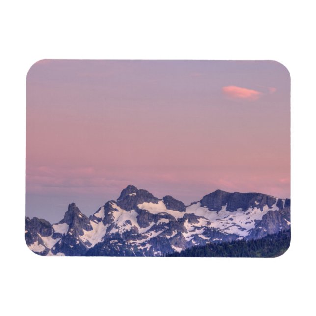 Ímã Parque Nacional Mount Rainier, Glaciares Sarvent (Horizontal)