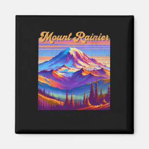 Imã Parque Nacional Mt. Rainier Arte de Montanha Lembr