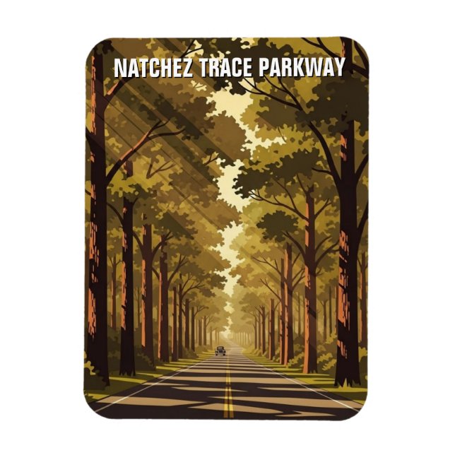 Ímã Parque Nacional Natchez Trace (Vertical)