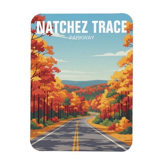Ímã Parque Nacional Natchez Trace (Vertical)