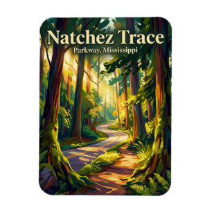Ímã Parque Nacional Natchez Trace Mississippi