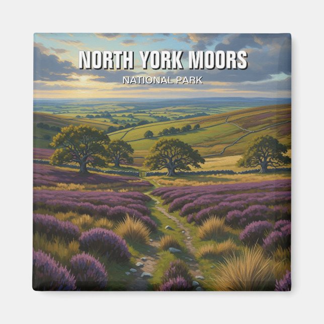Imã Parque Nacional North York Moors Inglaterra (Frente)