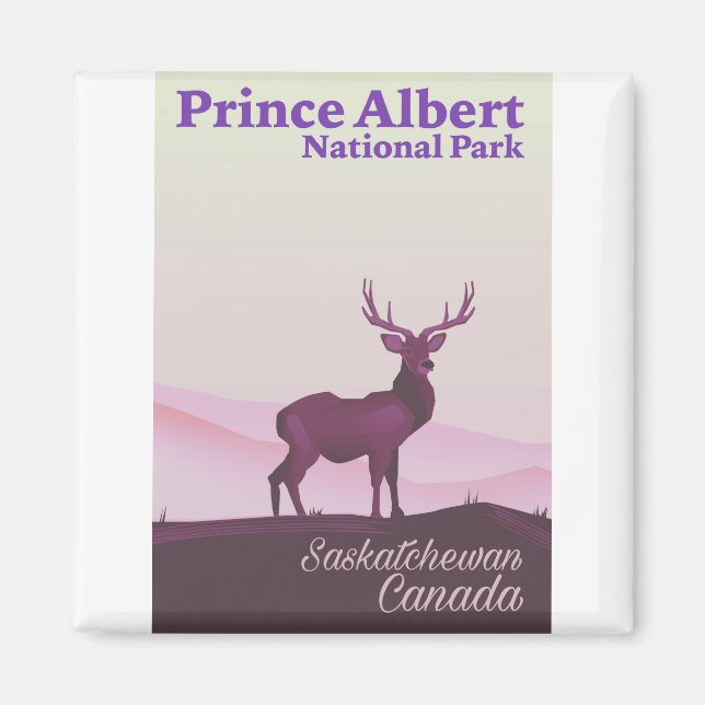 Imã Parque Nacional Prince Albert, Saskatchewan, Canad (Frente)