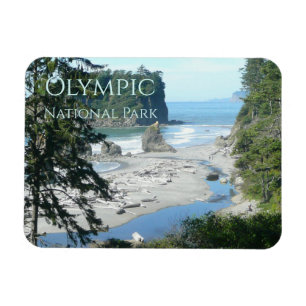 Ímã Parque Nacional Ruby Beach Olimpiadas