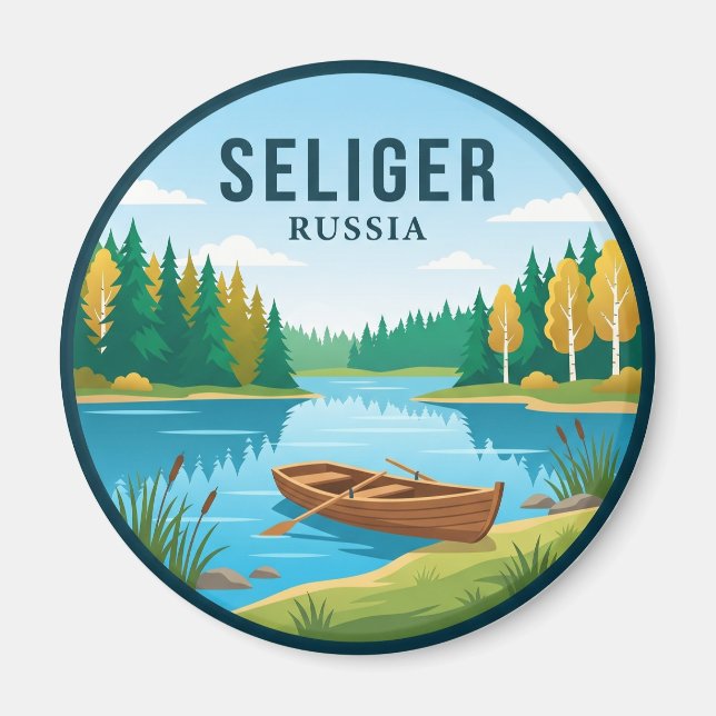 Imã Parque Nacional Seliger Rússia (Frente)