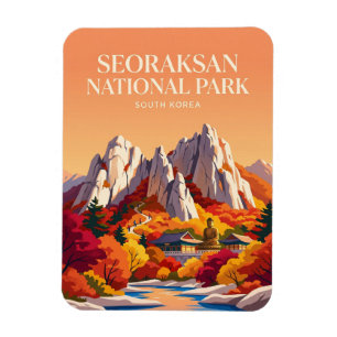 Ímã Parque Nacional Seoraksan Coreia do Sul