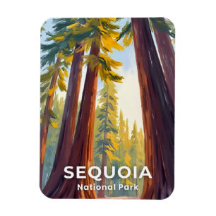 Ímã Parque Nacional Sequoia Viagem pela Califórnia