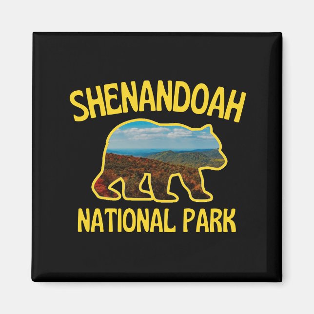 Imã Parque Nacional Shenandoah (Frente)