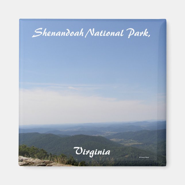Imã Parque Nacional Shenandoah (Frente)