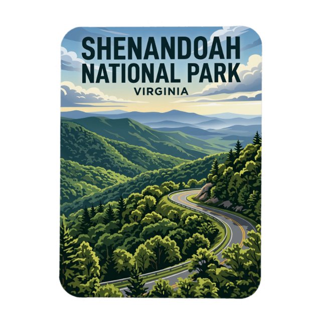 Ímã Parque Nacional Shenandoah EUA (Vertical)