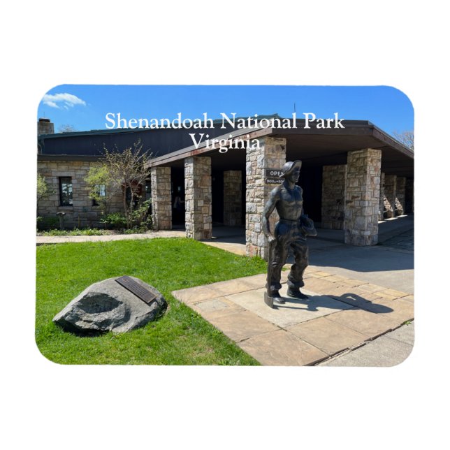 Ímã Parque Nacional Shenandoah na Virgínia (Horizontal)