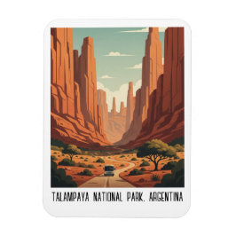Ímã Parque Nacional Talampaya Argentina Viagem
