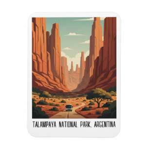 Ímã Parque Nacional Talampaya Argentina Viagem