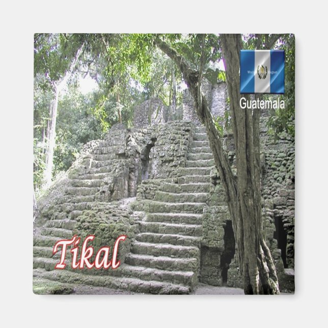 Imã Parque Nacional TIKAL zGT012, Guatemala, frigorífi (Frente)