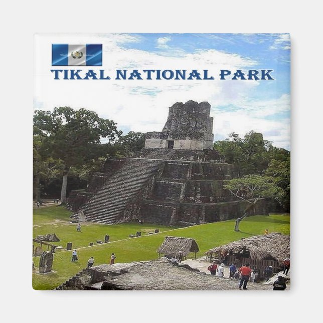 Imã Parque Nacional TIKAL zGT016, Guatemala, frigorífi (Frente)