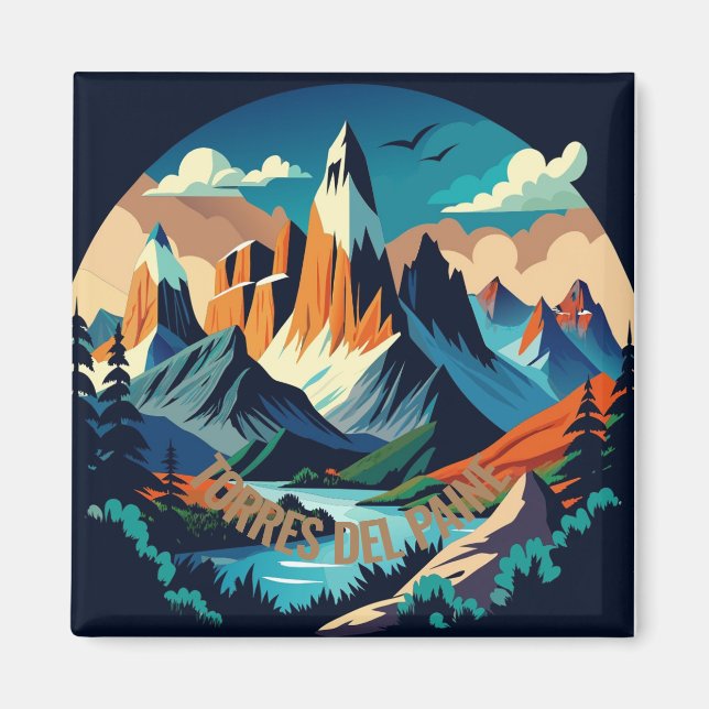 Imã Parque Nacional Torres del Paine Chile (Frente)