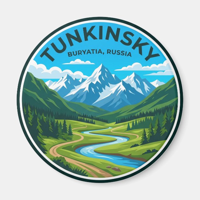 Imã Parque Nacional Tunkinsky Rússia (Frente)