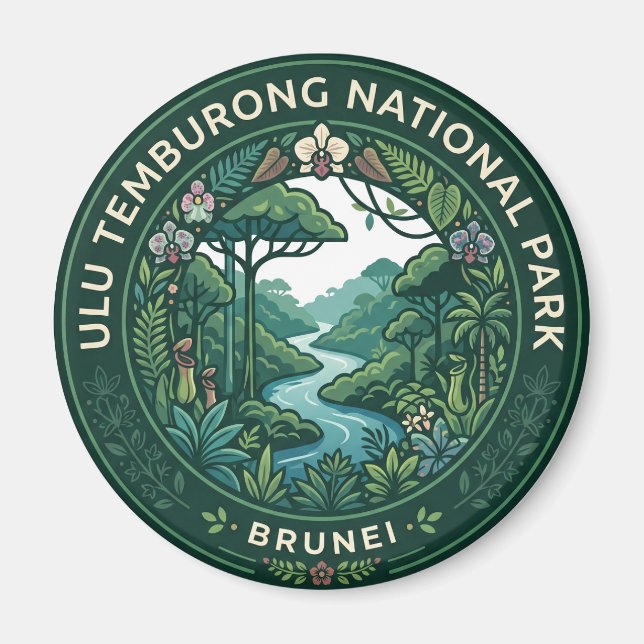 Imã Parque Nacional Ulu Temburong Brunei (Frente)