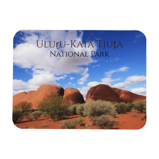Ímã Parque Nacional Uluru-Kata Tjuta, Olgas (Horizontal)