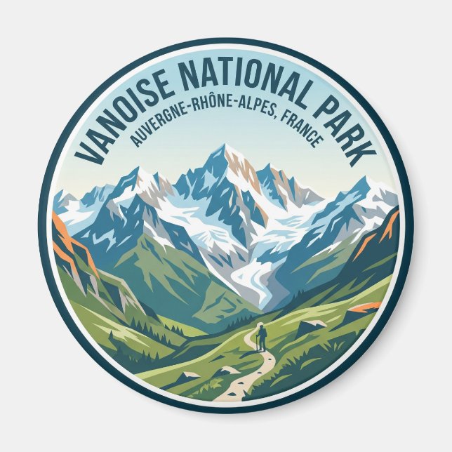 Imã Parque Nacional Vanoise França (Frente)