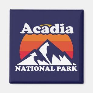Imã Parque Nacional Vintage Acadia