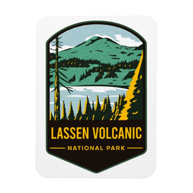 Ímã Parque Nacional Vulcânico Lassen (Vertical)