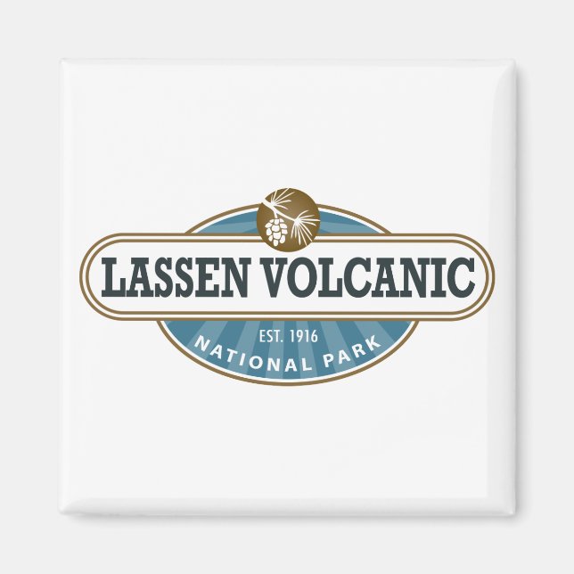 Imã Parque Nacional Vulcânico Lassen (Frente)