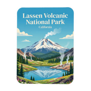 Ímã Parque Nacional Vulcânico Lassen Califórnia
