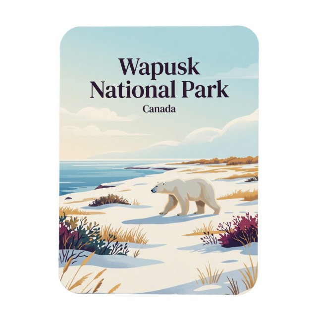 Ímã Parque Nacional Wapusk Canadá (Vertical)