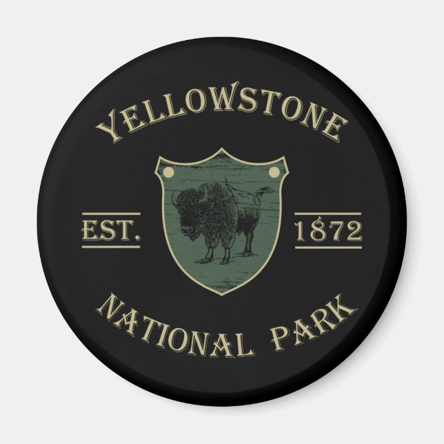 Imã parque nacional yellowstone (Frente)