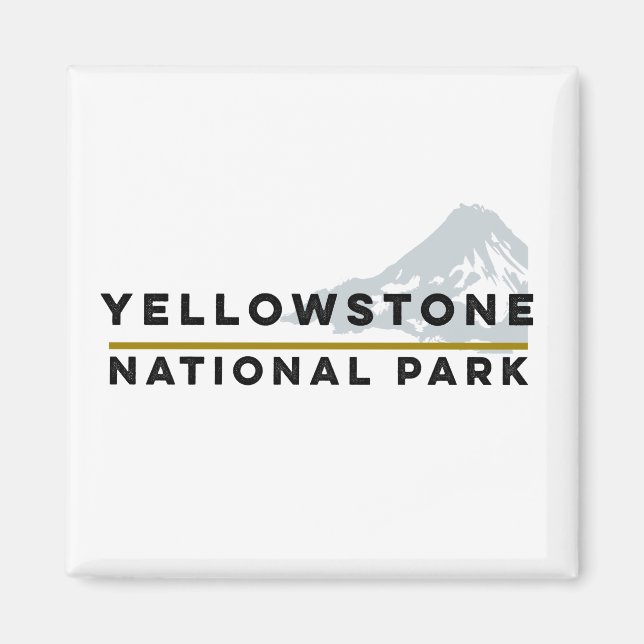 Imã Parque Nacional Yellowstone (Frente)