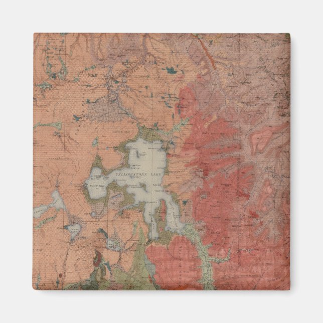 Imã Parque Nacional Yellowstone (Frente)