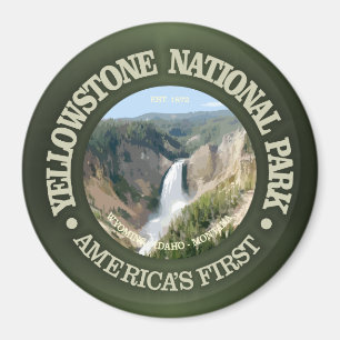 Imã Parque Nacional Yellowstone (quedas)